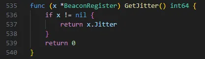 detected string